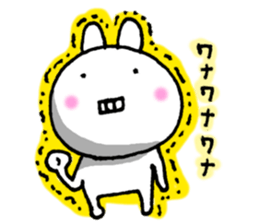 Expressing emotion of rabbits. sticker #6495367