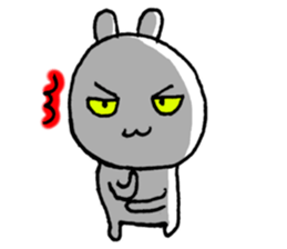 Expressing emotion of rabbits. sticker #6495369