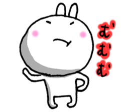 Expressing emotion of rabbits. sticker #6495372