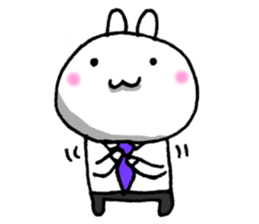 Expressing emotion of rabbits. sticker #6495375