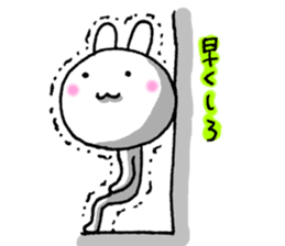 Expressing emotion of rabbits. sticker #6495378