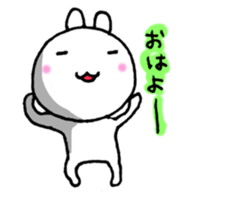 Expressing emotion of rabbits. sticker #6495384