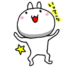 Expressing emotion of rabbits. sticker #6495386