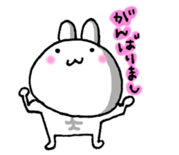 Expressing emotion of rabbits. sticker #6495387