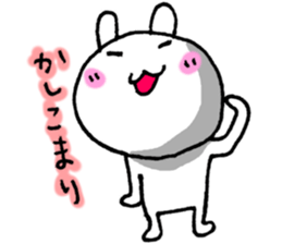 Expressing emotion of rabbits. sticker #6495389