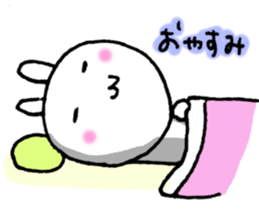 Expressing emotion of rabbits. sticker #6495391