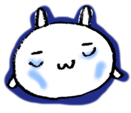 Face marks of rabbits. sticker #6495471