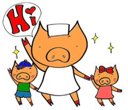 nurse bu-ko!Workinng mom edition. sticker #6495632