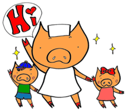 nurse bu-ko!Workinng mom edition. sticker #6495632