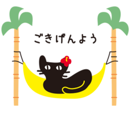 Summer of the black cat sticker #6495685