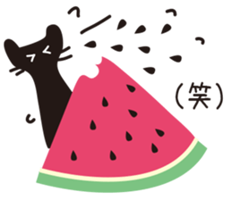 Summer of the black cat sticker #6495690