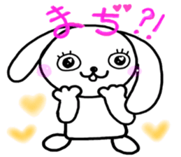 pretty pretty  rabbit sticker #6495764