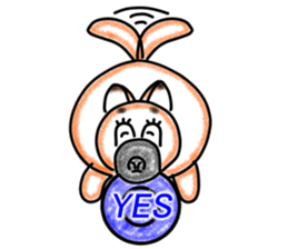 The name Wankoron sticker #6495853