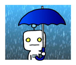 japanese humanoid robot "YAWARAKAI ROBO" sticker #6495933