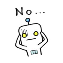 japanese humanoid robot "YAWARAKAI ROBO" sticker #6495938