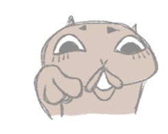 big eyes cat sticker #6496880