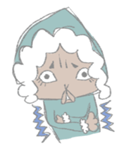 big eyes cat sticker #6496882