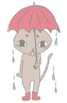 big eyes cat sticker #6496906