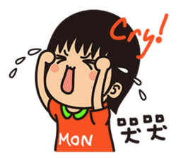 Sisters monmon and olivia kwan no.1 sticker #6497599