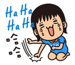 Sisters monmon and olivia kwan no.1 sticker #6497605