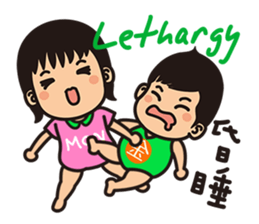 Sisters monmon and olivia kwan no.1 sticker #6497624