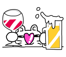 Heart Nose Cat sticker #6497856