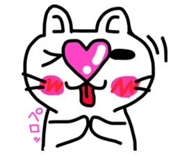 Heart Nose Cat sticker #6497858
