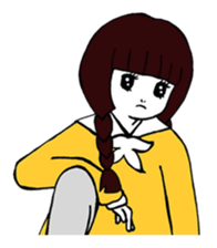 "chotto,hentekonaonnanoko"sticker sticker #6497877