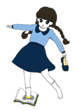 "chotto,hentekonaonnanoko"sticker sticker #6497903