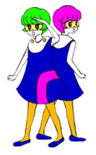 "chotto,hentekonaonnanoko"sticker sticker #6497906