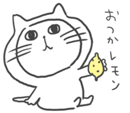 Kigurumi Cat by peco sticker #6497915