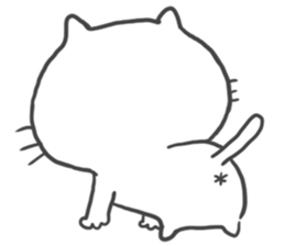 Kigurumi Cat by peco sticker #6497922