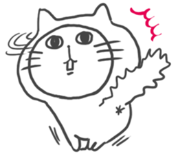 Kigurumi Cat by peco sticker #6497929