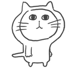 Kigurumi Cat by peco sticker #6497936