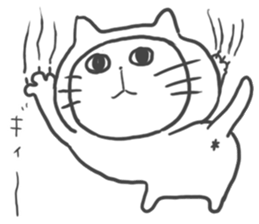 Kigurumi Cat by peco sticker #6497948