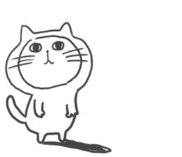 Kigurumi Cat by peco sticker #6497950