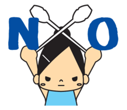 Rhythmic gymnastic girls sticker #6498233