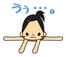 Rhythmic gymnastic girls sticker #6498253