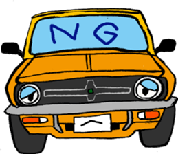 classic car sticker #6498593