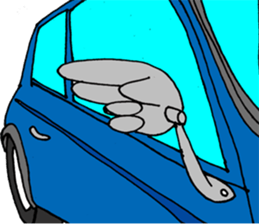 classic car sticker #6498605