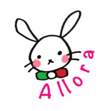 The rabbit and the duck italian sticker sticker #6499252