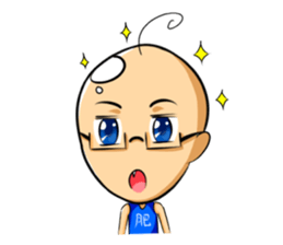 ZIBAI bare-headedd&BAGINA sister sticker #6500160