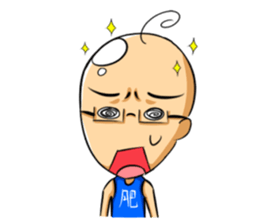 ZIBAI bare-headedd&BAGINA sister sticker #6500161