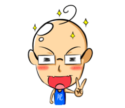 ZIBAI bare-headedd&BAGINA sister sticker #6500163