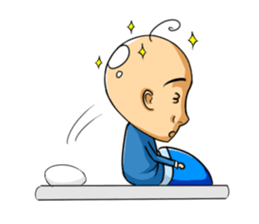 ZIBAI bare-headedd&BAGINA sister sticker #6500169