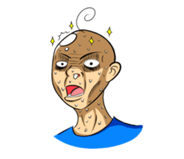 ZIBAI bare-headedd&BAGINA sister sticker #6500170