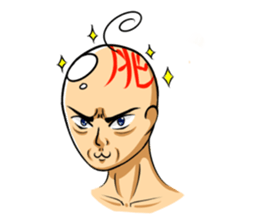 ZIBAI bare-headedd&BAGINA sister sticker #6500171