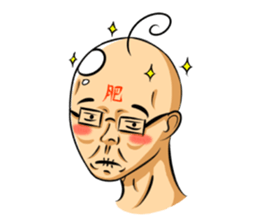 ZIBAI bare-headedd&BAGINA sister sticker #6500172