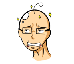 ZIBAI bare-headedd&BAGINA sister sticker #6500173