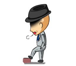 ZIBAI bare-headedd&BAGINA sister sticker #6500177